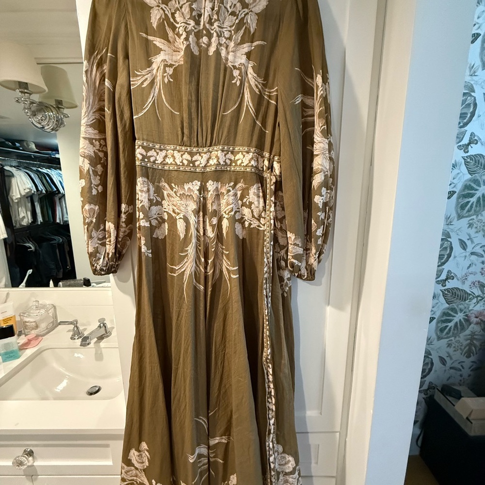 COPY - Embroidered Olive Blouse - Picture 4 of 6